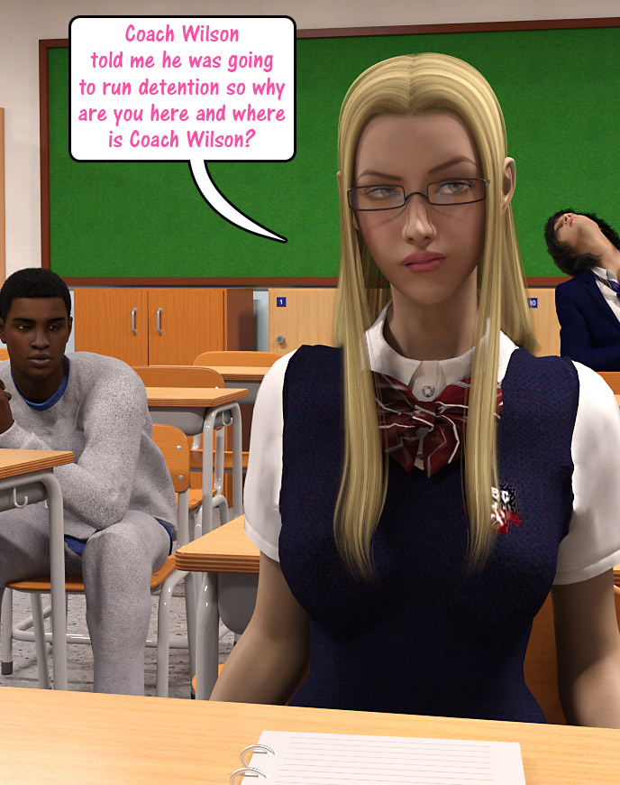 Detention is boring - Christian knockers