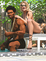 That vibration got you wetter that you wanna admit - Black marked 7 by Tab109