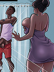 The big guy will take advantage of various situations to blackmail the voluptuous Japanese woman - Anacondas, My son's friend (Part 01) by welcomix (tufos)