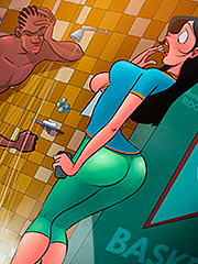 It was an enormous thing hanging between his legs - Animated tales: Interviewing an NBA star by Welcomix (Tufos)