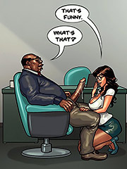 I guess my boy knows talent as well - Detention 2 (Mature porn cartoon) by Black n White