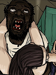 His cock pumped stream after stream of his warm unspent seed in her womb - A Favor for the Homeless by Illustrated interracial